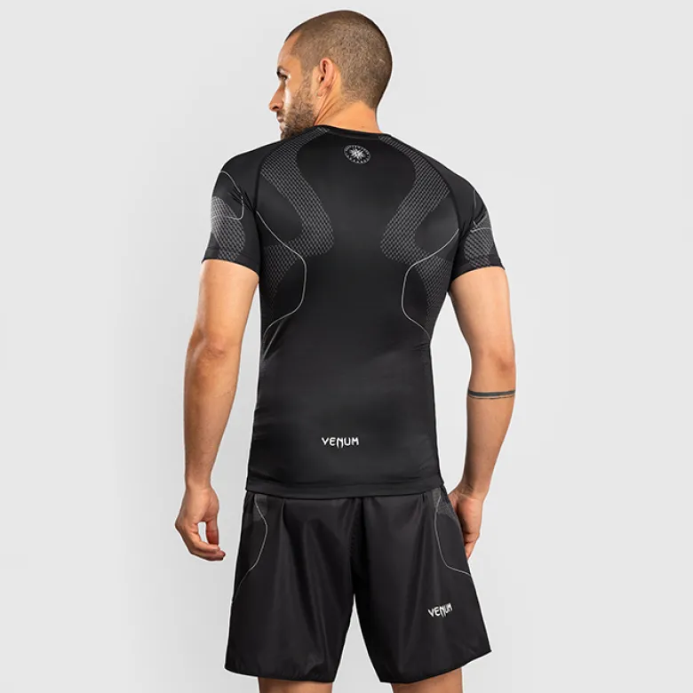 Venum Nexus Rashguards Short Sleeves Black/Silver