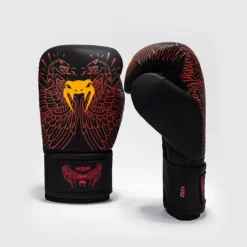 Venum Quetzal Fury Boxing Gloves Black/Fury Red/Tangerine