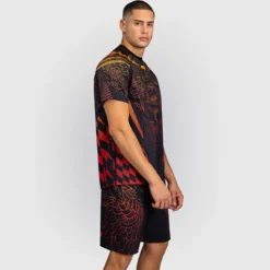 Venum Quetzal Fury Dry Tech T-shirt Black/Fury Red/Tangerine