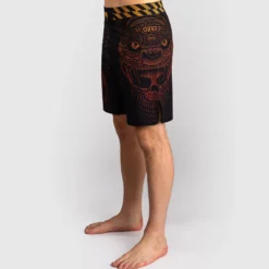 Venum Quetzal Fury Fightshorts Black/Fury Red/Tangerine