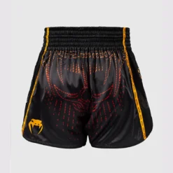 Venum Quetzal Fury Muay Thai Shorts Black/Fury Red/Tangerine