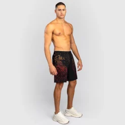 Venum Quetzal Fury Training Shorts Black/Fury Red/Tangerine