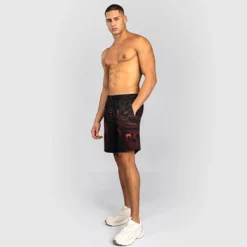 Venum Quetzal Fury Training Shorts Black/Fury Red/Tangerine