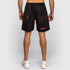 Venum Quetzal Fury Training Shorts Black/Fury Red/Tangerine