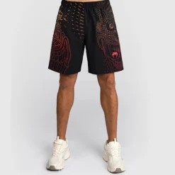 Venum Quetzal Fury Training Shorts Black/Fury Red/Tangerine