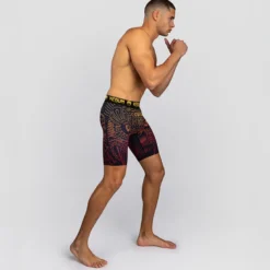 Venum Quetzal Fury Vale Tudo Shorts Black/Fury Red/Tangerine