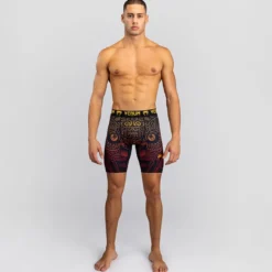 Venum Quetzal Fury Vale Tudo Shorts Black/Fury Red/Tangerine