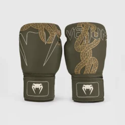 Venum Serpenti Boxing Gloves Kaki/Bronze/Ivory