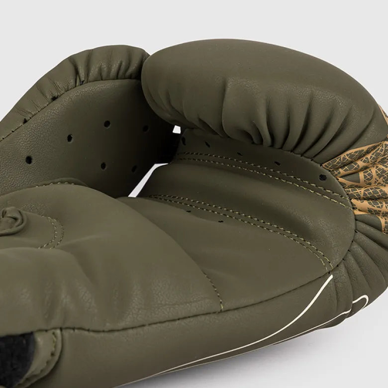 Venum Serpenti Boxing Gloves Kaki/Bronze/Ivory