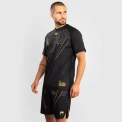 Venum Serpenti Dry Tech T-shirt Black/Silver/Gold