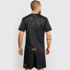 Venum Serpenti Dry Tech T-shirt Black/Silver/Gold