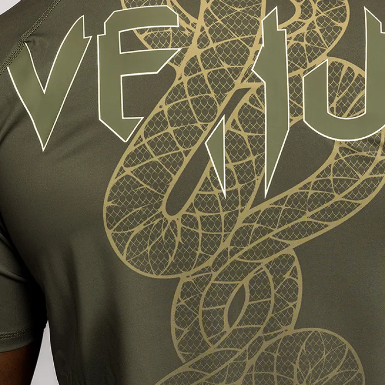 Venum Serpenti Dry Tech T-shirt Kaki/Bronze/Ivory