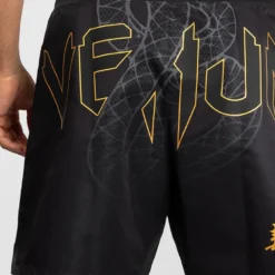 Venum Serpenti Fightshorts Black/Silver/Gold