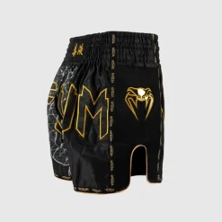 Venum Serpenti Muay Thai Shorts Black/Silver/Gold