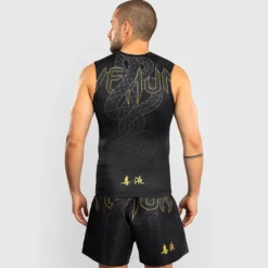 Venum Serpenti Rashguards Sleeveless Black/Silver/Gold