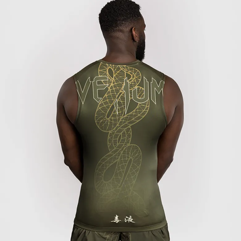 Venum Serpenti Rashguards Sleeveless Kaki/Bronze/Ivory