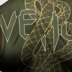 Venum Serpenti Rashguards Sleeveless Kaki/Bronze/Ivory