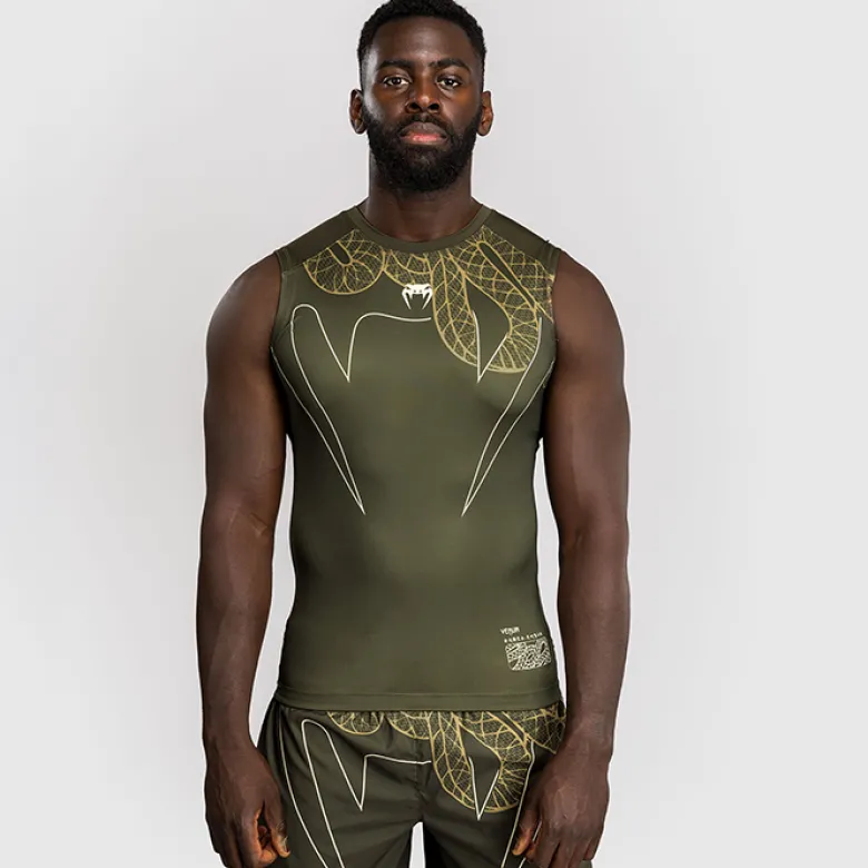 Venum Serpenti Rashguards Sleeveless Kaki/Bronze/Ivory