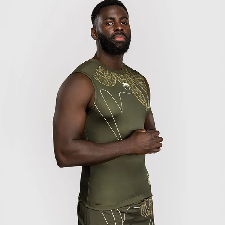 Venum Serpenti Rashguards Sleeveless Kaki/Bronze/Ivory