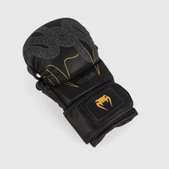 Venum Serpenti Sparring Gloves Black/Silver/Gold