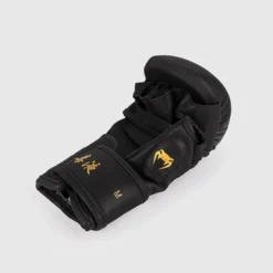Venum Serpenti Sparring Gloves Black/Silver/Gold