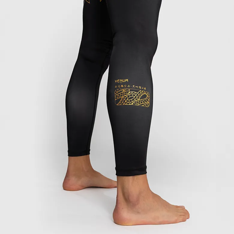 Venum Serpenti Spats Black/Silver/Gold