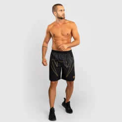 Venum Serpenti Training Shorts Black/Silver/Gold