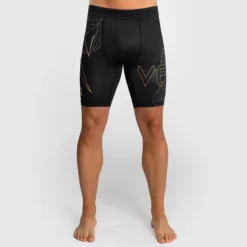 Venum Serpenti Vale Tudo Shorts Black/Silver/Gold