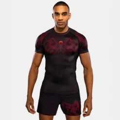 Venum Spectre Short Sleeves Rashguards Black/Red
