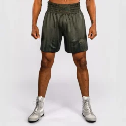 Venum Stealth Boxing Shorts Khaki/Dark Green