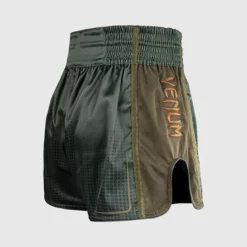 Venum Stealth Muay Thai Shorts Khaki/Dark Green