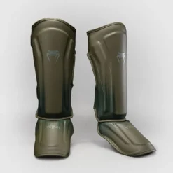 Venum Stealth Shinguards Khaki/Dark Green