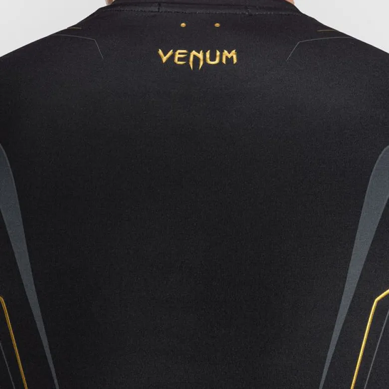 Venum Streamline Short Sleeves Rashguards Black/Gold
