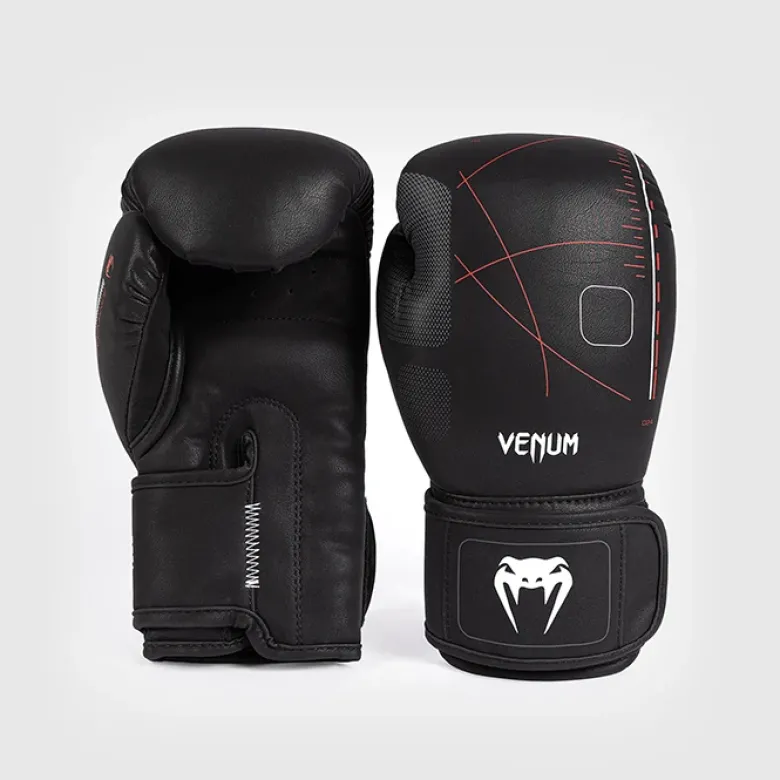 Venum Tactical XT Boxing Gloves Black/Fire Red