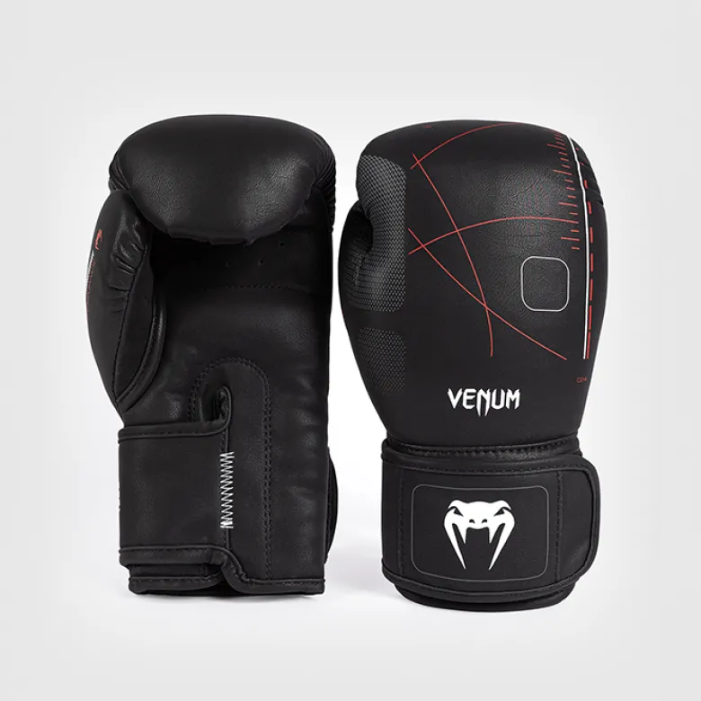 Venum Tactical XT Boxing Gloves Black/Fire Red