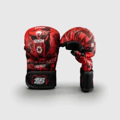 Venum 20th Anniversary Sparring Gloves Black/Red, S