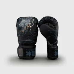 Venum Thunder Dragon Boxing Gloves Black/Grey/Copper