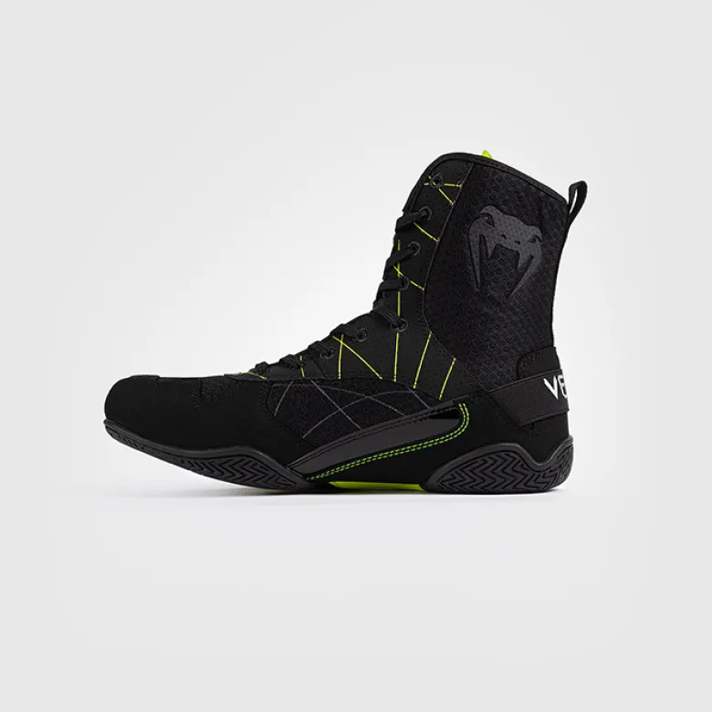 Venum Training Camp 4.0 Boxing Shoes Black/Neon Green