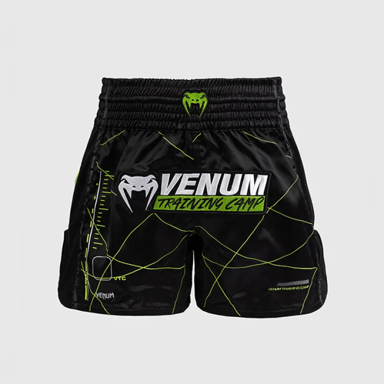 Venum Training Camp 4.0 Muay Thai Short Black/Neo Green
