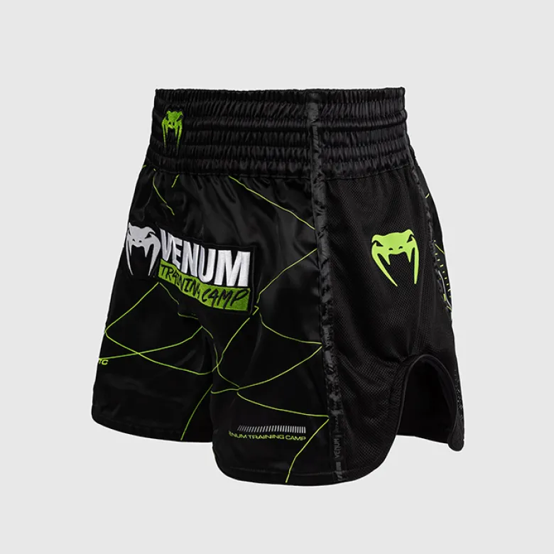 Venum Training Camp 4.0 Muay Thai Short Black/Neo Green