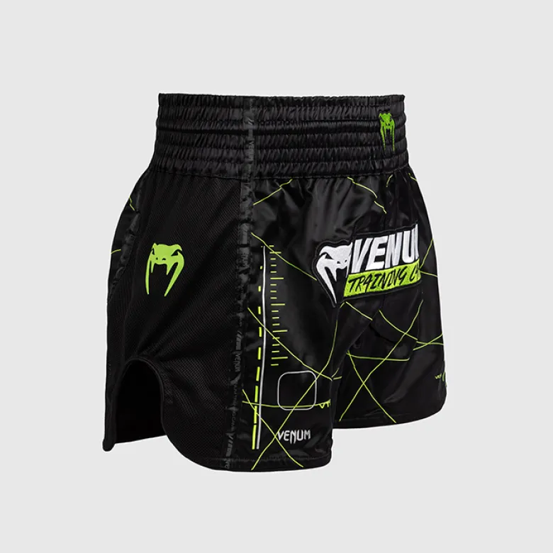 Venum Training Camp 4.0 Muay Thai Short Black/Neo Green