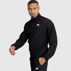 Venum Trooper Men's Half-Zip Jacket Black/Forest Green