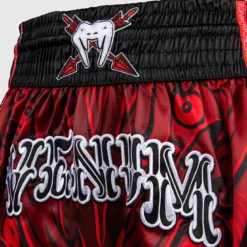 Venum Wolf Atak Muay Thai Shorts Black/Red