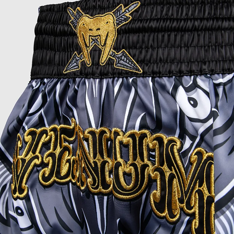 Venum Wolf Atak Muay Thai Shorts Black/Grey