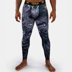 Venum Wolf Atak Spats Black/Grey