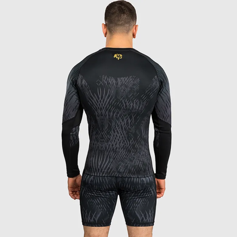 Venum X CHIMAEV Wild Borz Rashguards Long Sleeves Black/Grey