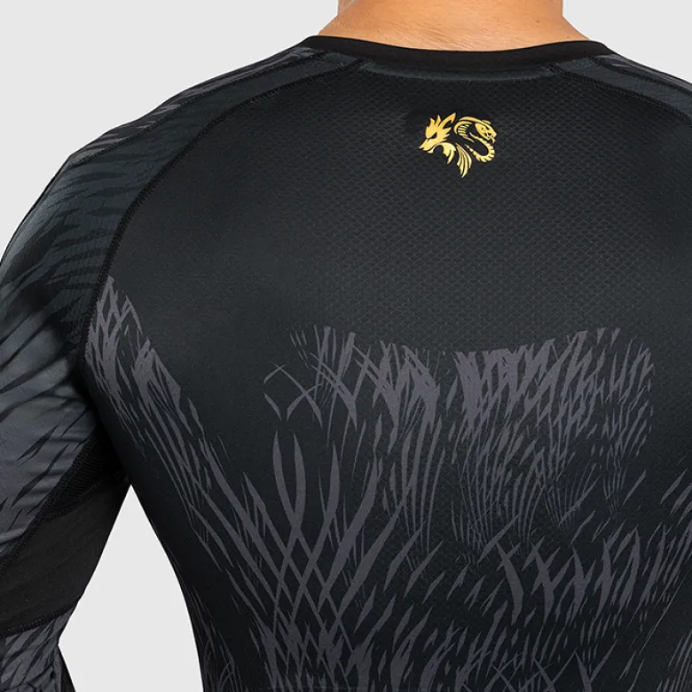Venum X CHIMAEV Wild Borz Rashguards Long Sleeves Black/Grey