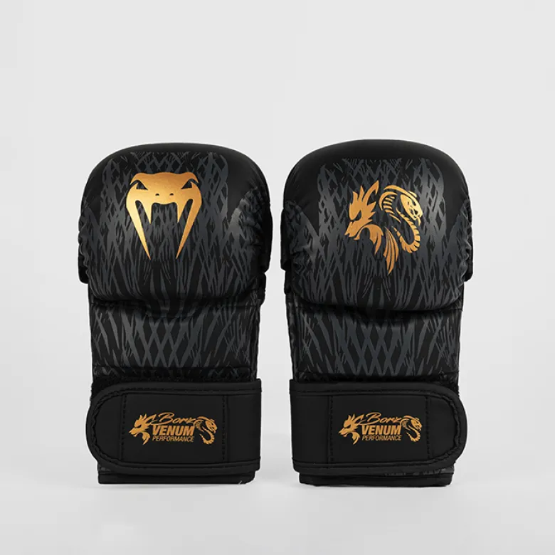 Venum X CHIMAEV Wild Borz Sparring Gloves Black/Gold, S