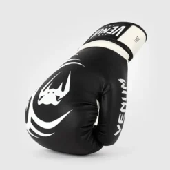 Venum X Mike Tyson Pro Boxing Gloves with velcro Black/White