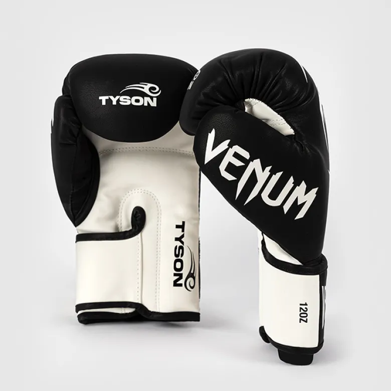 Venum X Mike Tyson Replica Gloves Black/White